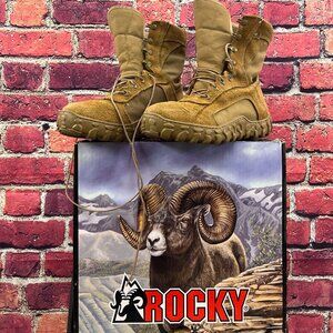 Rocky S2V Waterproof 400G Insulated Military Boot Tan, Size 9,5 - Made in USA